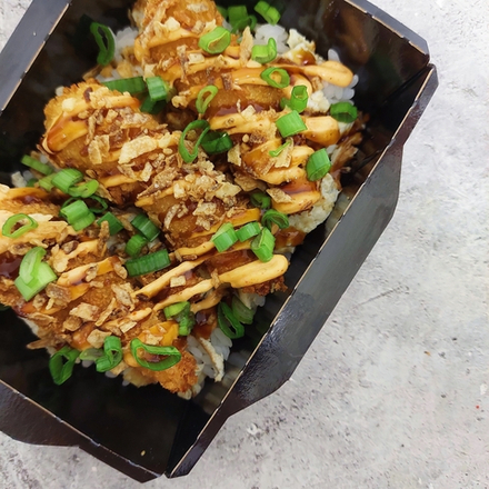 Рис с креветкой темпура🌶