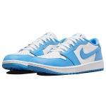 Кроссовки Air Jordan 1 Low White and University Blue