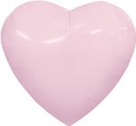 Шар (36''/91 см) Сердце, Зефирный, 1 шт. в уп.