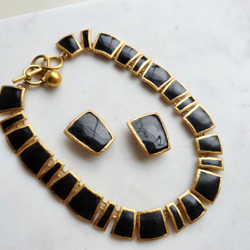 Колье Anne Klein графитовая мозаика