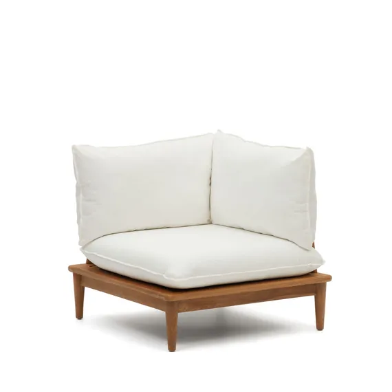 Модульное угловое кресло Portitxol из массива тика