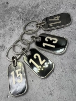 Номерки на ключи металл