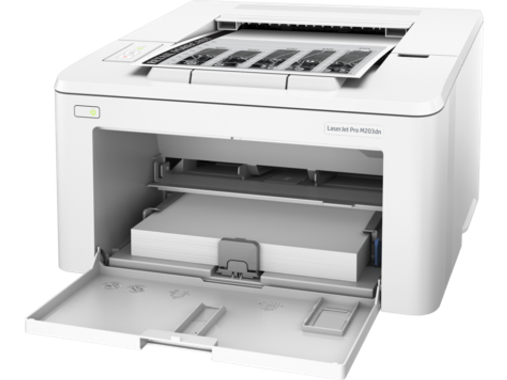 Принтер лазерный HP LaserJet Pro M203dn черно-белый, цвет:  белый (g3q46a)