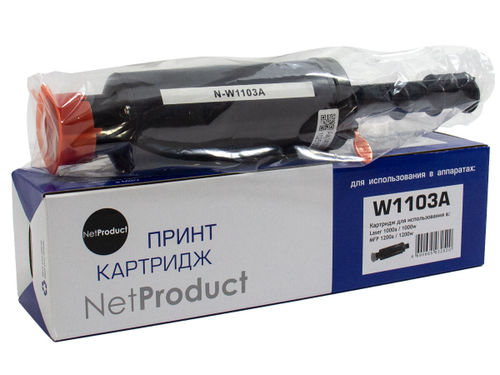 Тонер-картридж NetProduct (N-W1103A) для HP Neverstop Laser 1000a/1000w/1200a/1200w, 2,5K (с чипом)