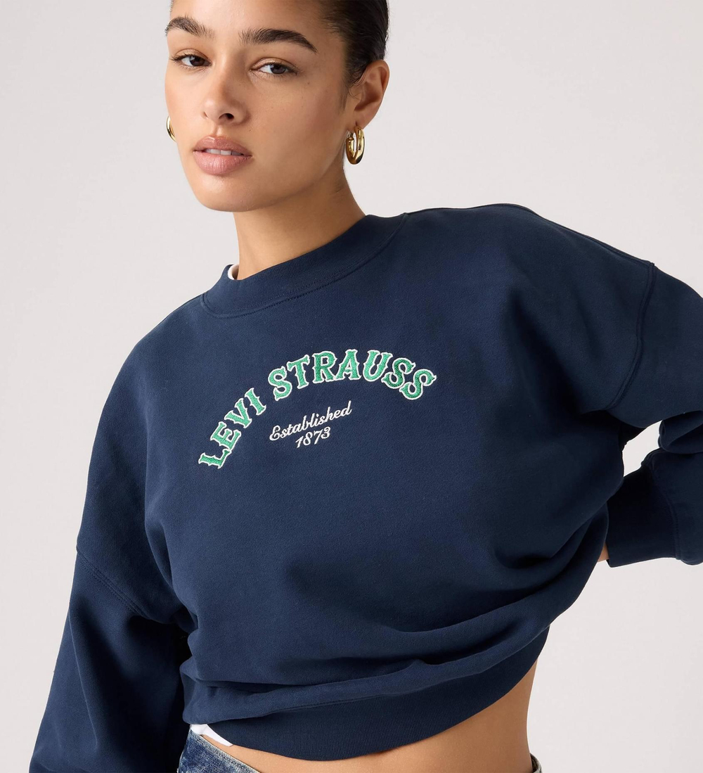 Толстовка женская LEVI'S GR VINTAGE BOXY CREW SWEATSHIRT