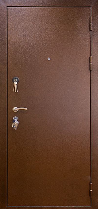 Металлическая входная дверь Порошковое напыление/Беленый дуб -760