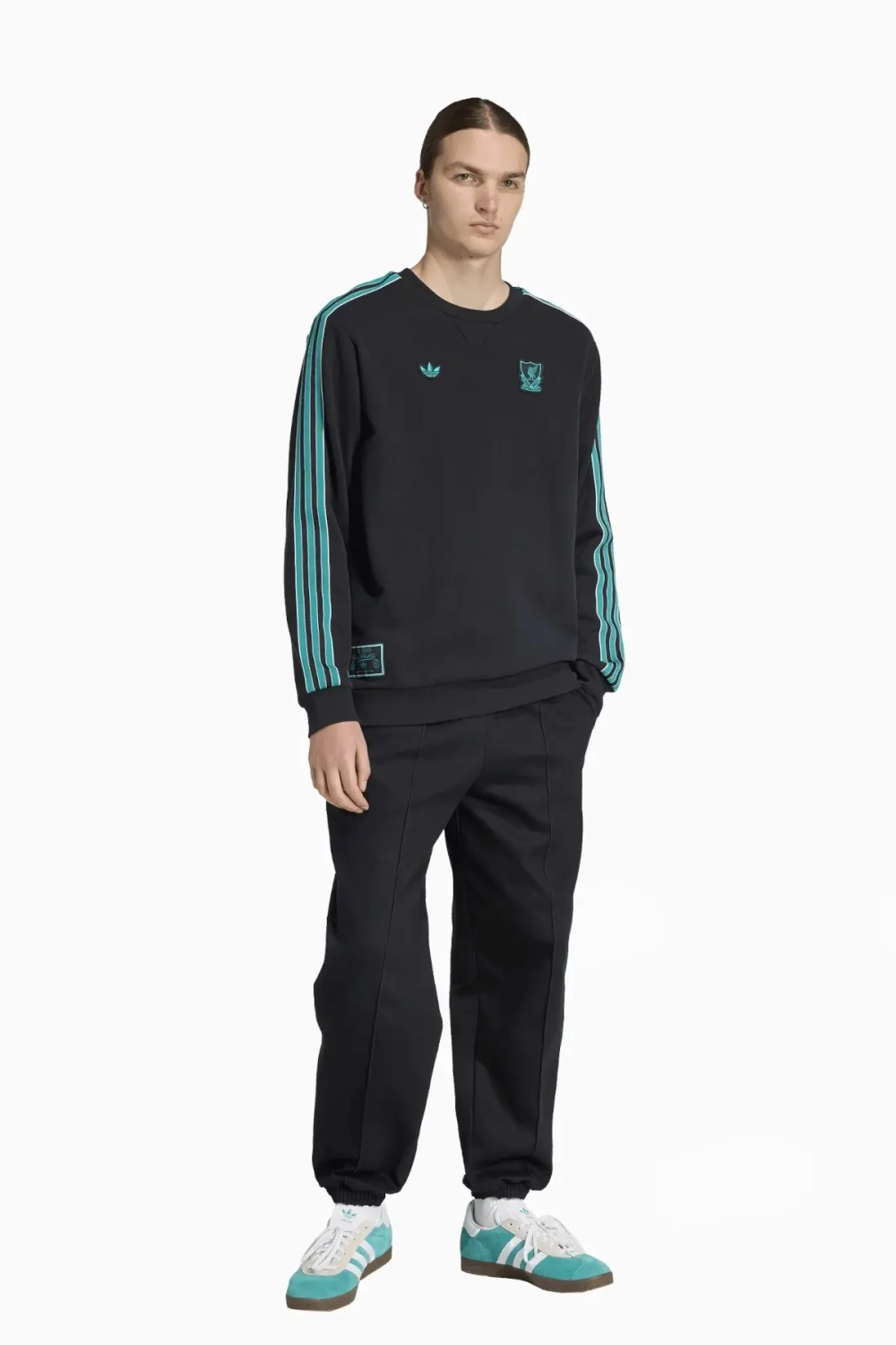 Кофта adidas Liverpool FC 25/26 Terrace Icons Sweat - черный