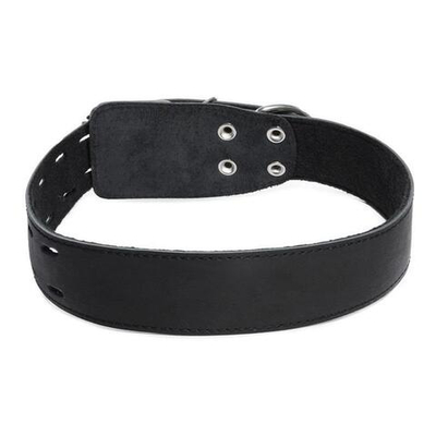 Ошейник на синтепоне безразмерный кожаный, 45*810мм, Gamma