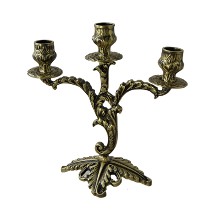 Bello De Bronze Канделябр Флор 3-х рожковый, антик