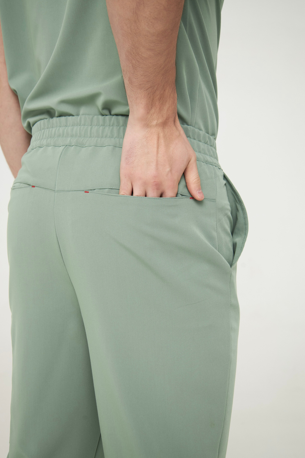 Джоггеры медицинские унисекс Кайтеки, шалфей ОЛД