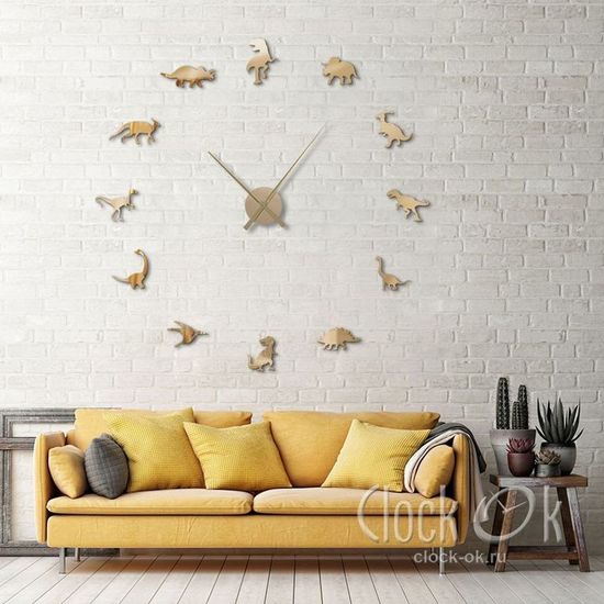 Настенные 3D часы Dino