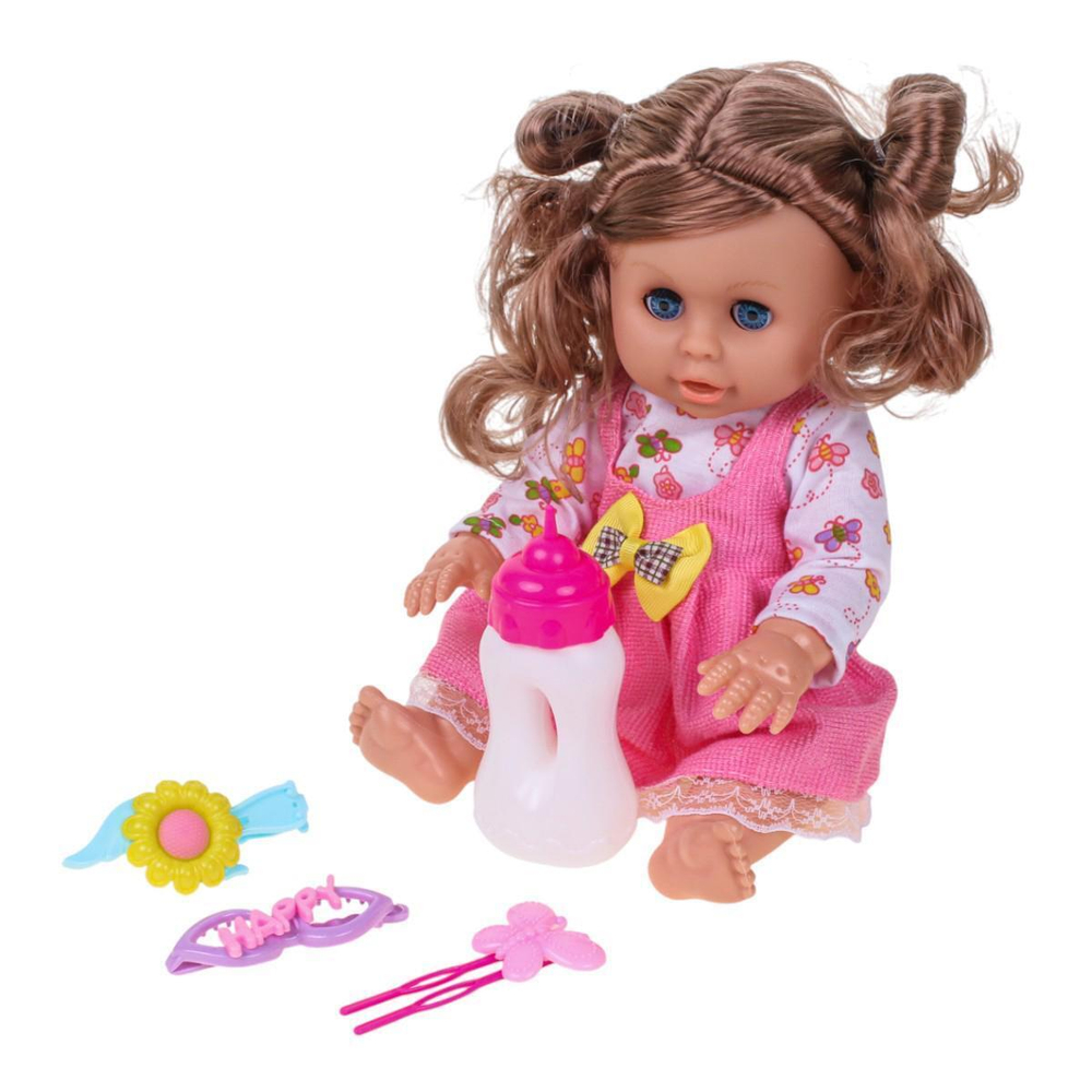 Пупс функциональный с аксесс., коробка L-8060C