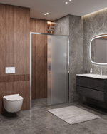 Душевая дверь Cezares MOLVENO-BF-1-130-P-Cr, 130х195, профиль хром, стекло Punto матовое