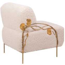 Кресло Нимфея Какао Бронза