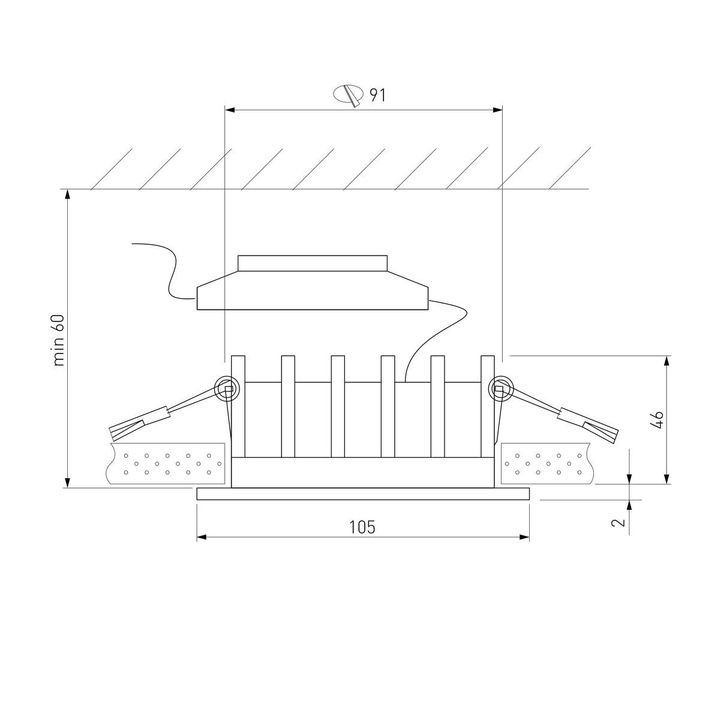 Встраиваемый светодиодный светильник Elektrostandard Combi 25068/LED a069006