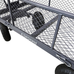 Тележка транспортировочная СОРОКИН 9.44 с бортами, четырехколесная 260 кг, 610х1220 мм