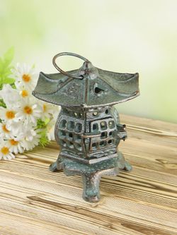 Iron Garden Декоративный фонарь Пагода под свечу для дачи
