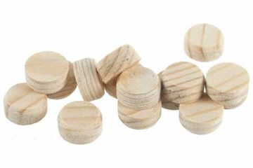 Деревянная пробка D=15мм х 7мм, 40шт PINIE 111-1540