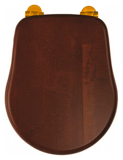 Сиденья для унитаза Migliore Bella ML.BLL-26.110.NC.DO с микролифтом, цвет: орех/золото