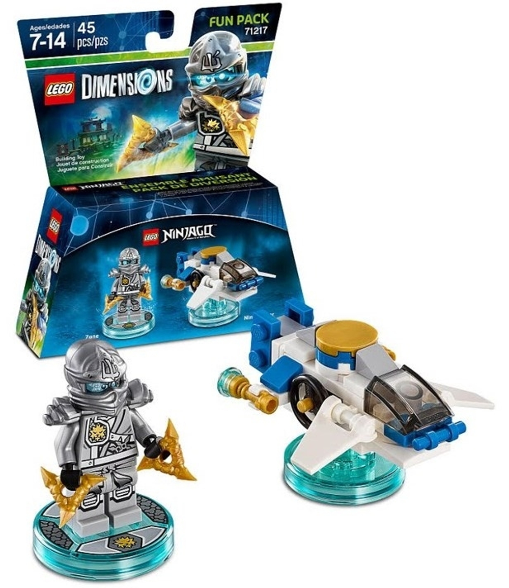 LEGO Dimensions: Fun Pack: Зейн - Титановый ниндзя 71217 — Zane — Лего Измерения