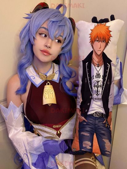 Мини дакимакура Ичиго Куросаки из Блич арт. M0509, 60х20 см