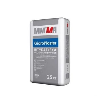 Штукатурка гидроизоляционная GidroPlaster мешок 25 кг