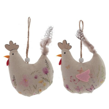 GAEM Набор из 2-х изделий декоративных подвесных "Курочка" (9*3*11,5), L15 W4 H12 см
