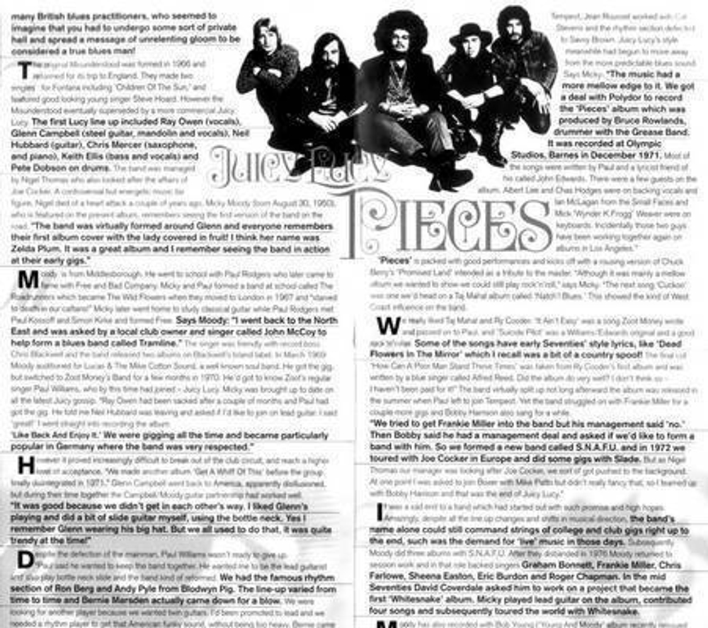 Juicy Lucy / Pieces (CD)