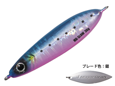 Пилькер MAJOR CRAFT MAKI-SLW20 #078 BLUE PINK IWASHI (UV)