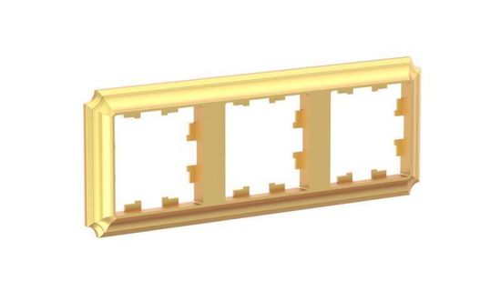 Рамка 3-м AtlasDesign Antique универс. зол. SE ATN101603