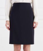 хлопковая юбка vileah BOSS BLACK - темно-синий(50490036)