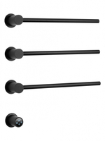 Полотенцесушитель электрический встраиваемый WONZON & WOGHAND HAMBURG, Черный матовый (WW-AL313-MB)