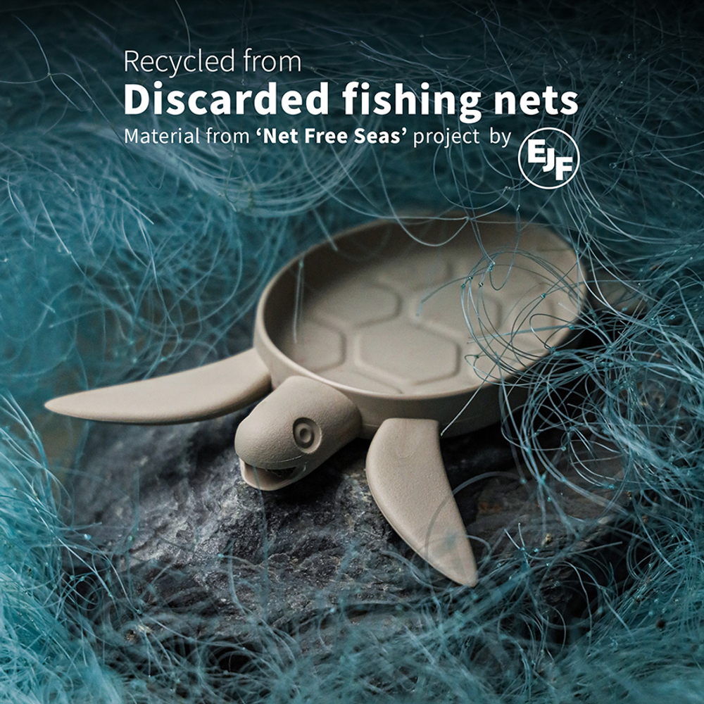 Мыльница turtle, серая