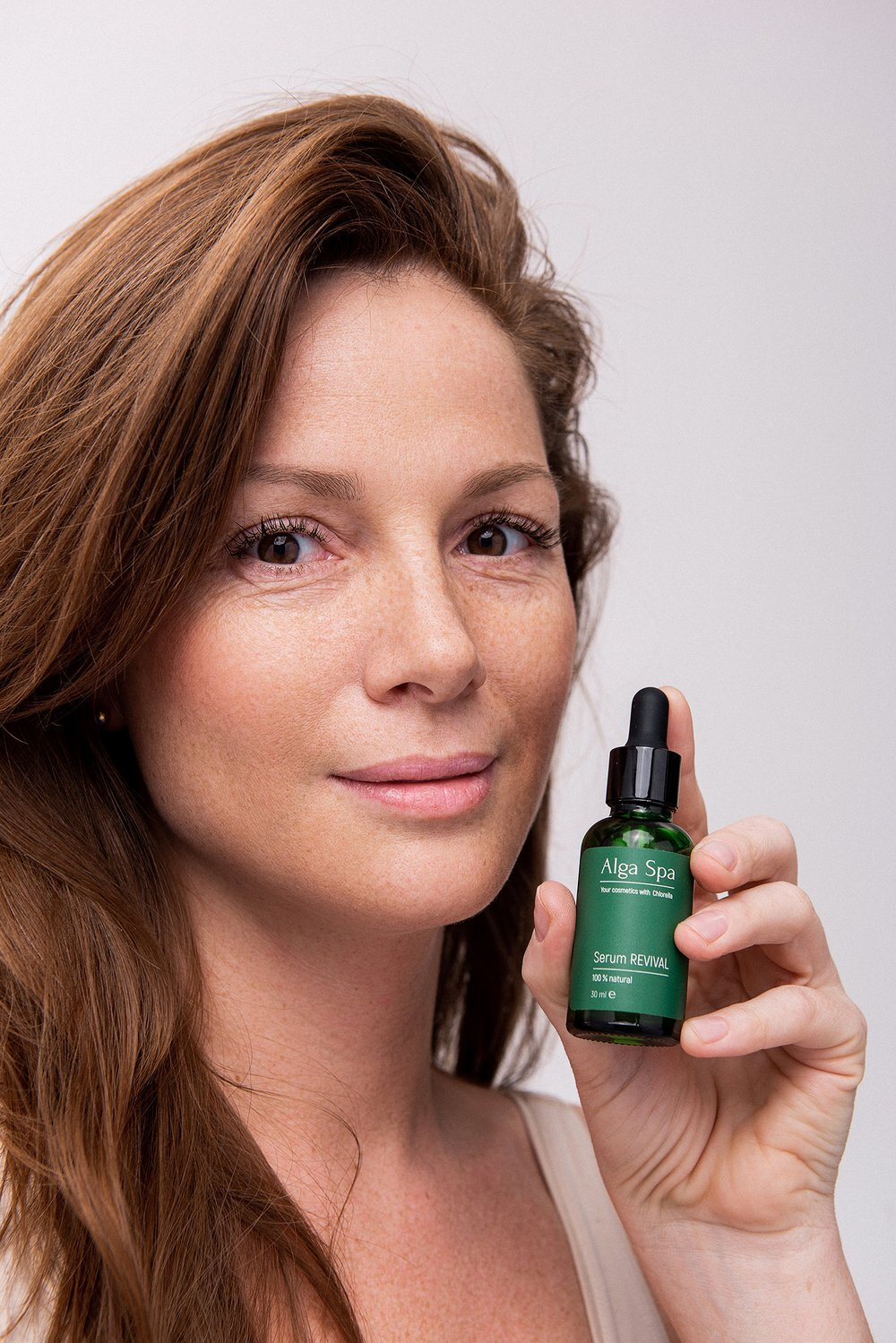 Интенсивная возрождающая сыворотка Serum REVIVAL на основе живой суспензии микроводоросли Chlorella, ТМ ALGA SPA