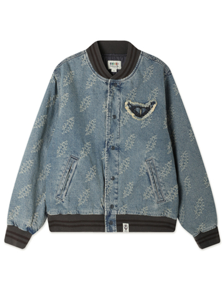 Бомбер Gd Lightning Denim Varsity
