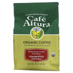 Cafe Altura, органический кофе, итальянский стиль, цельные зерна, французская обжарка, 567 г (20 унций)
