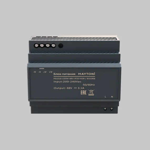 Источник напряжения PSL016 48В 150Вт IP 20 831006 Led Strip 831006