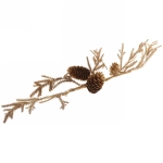 Композиция новогодняя хвойное украшение «Волшебный иней» , 44 см