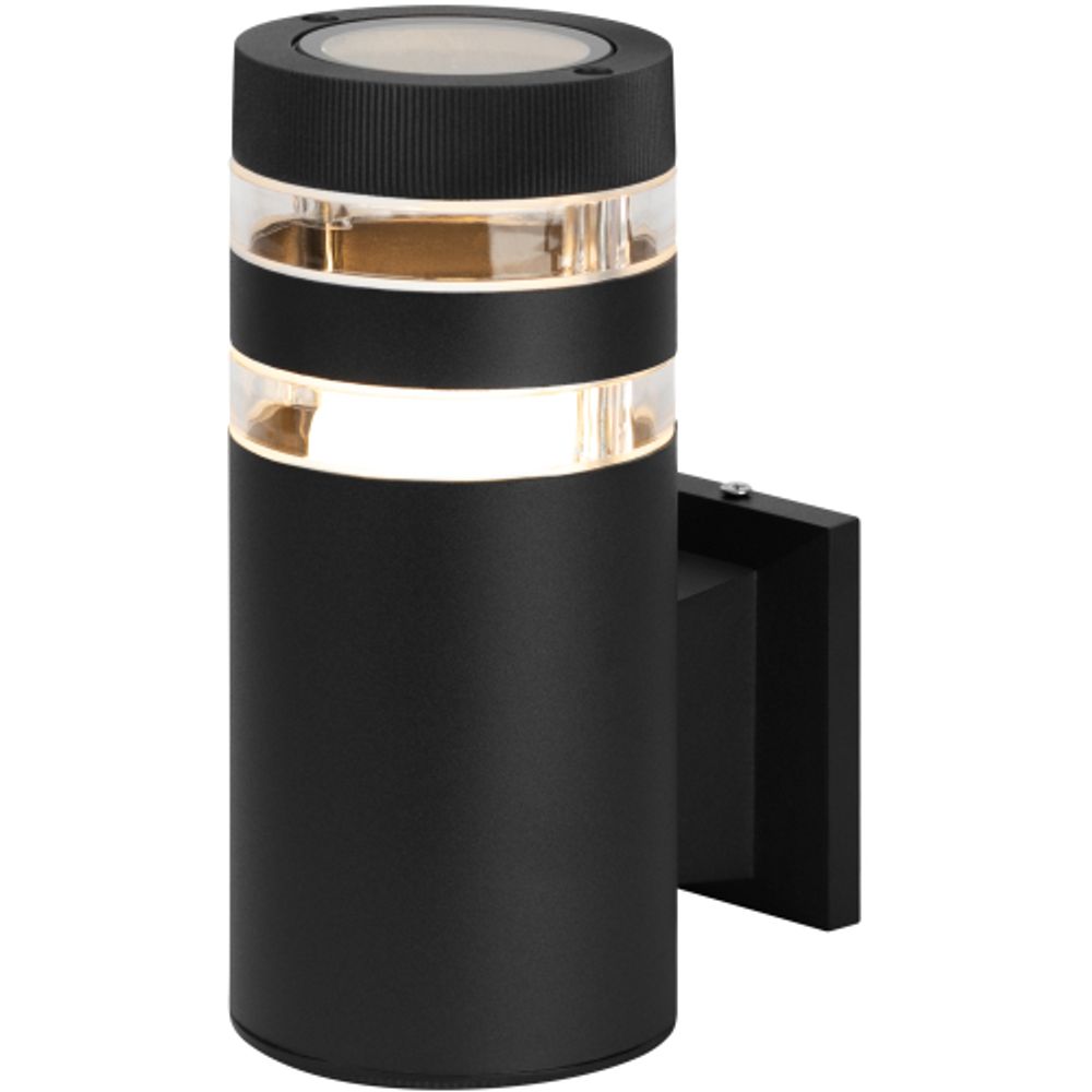 Светильник уличный настенный ЭРА «Адрия» GBW-102-BL-0200 230В 1хЕ27 max 30Вт IP54 200х150x90мм вверх черный | Садово-парковые светильники