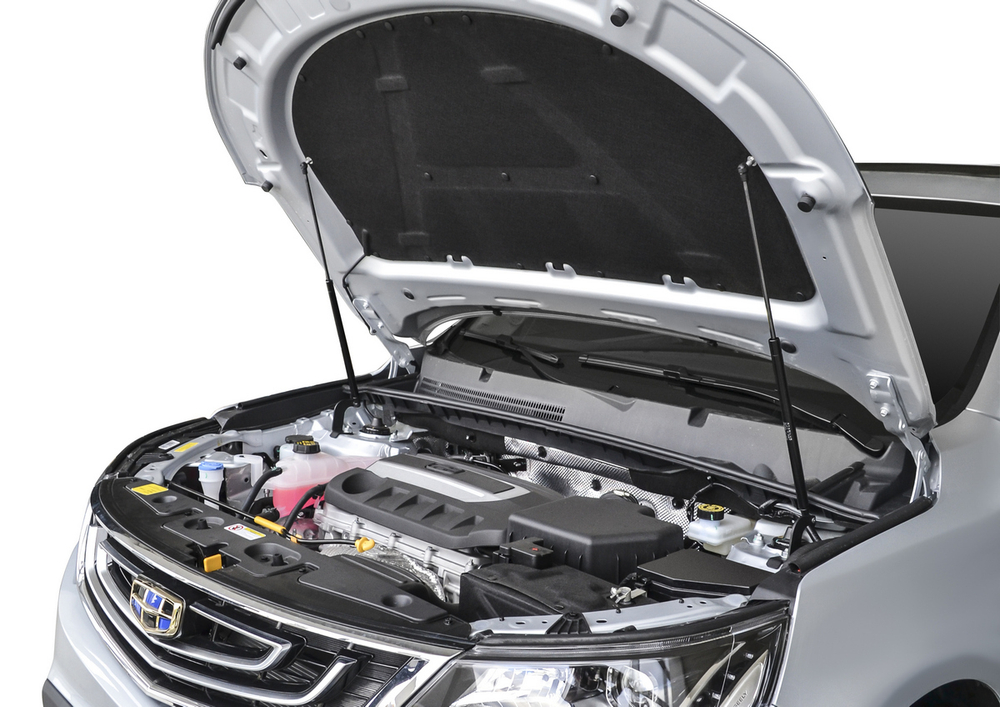 Упоры капота для Geely Emgrand X7 I рестайлинг 2018-2021, 2 шт., UGEEMG021