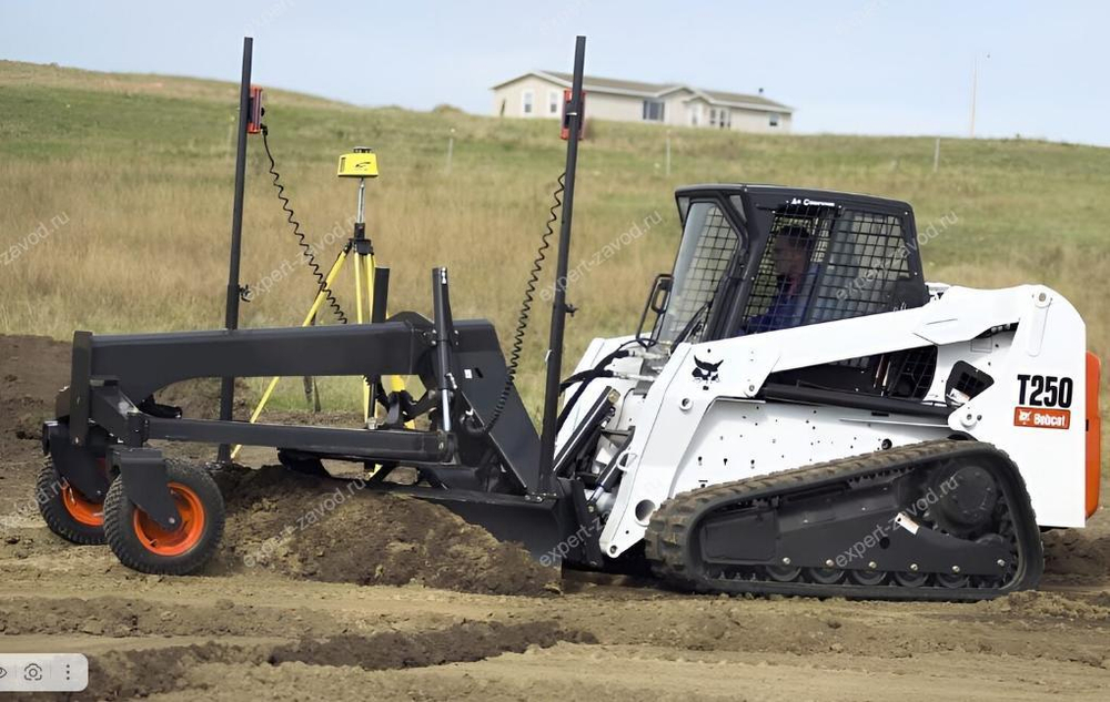 Грейдер на минипогрузчик на Телескопический мини-погрузчик New Holland