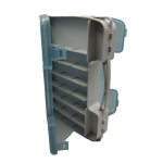 Коробка для воблеров двухсторонняя GFish 17300, зеленая / органайзер рыболовный для балансиров, снастей, блесен, приманки, попперов