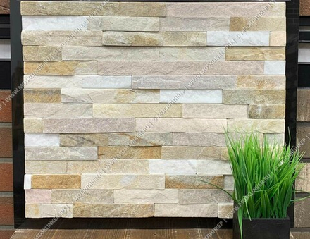 Натуральный камень Сланец бежевый Pharaon 150x600x10-20 Классик