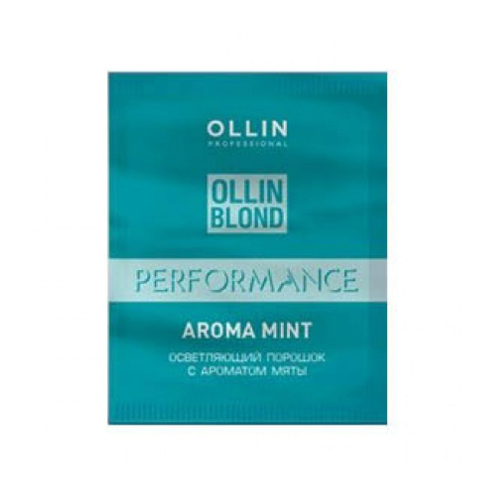 ОСВЕТЛЯЮЩИЙ ПОРОШОК С АРОМАТОМ МЯТЫ БЕЛОГО ЦВЕТА OLLIN BLOND POWDER 30 Г.