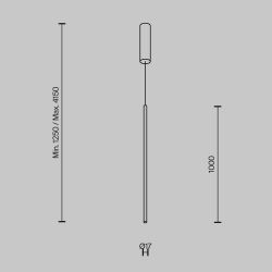 Светильник светодиодный Maytoni   MOD246PL-L24BK1