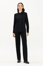 23389 Блузка женская (черный)