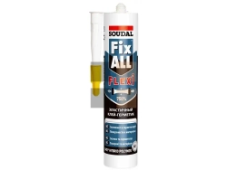 Эластичный клей-герметик Soudal Fix All Flexi белый 290 мл.