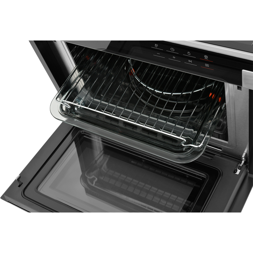 Встраиваемый компактный духовой шкаф с СВЧ ZUGEL ZOE610X