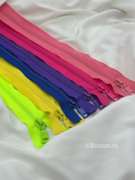 Молния тракторная темно-розовая