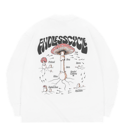 Лонгслив HAIDED ENDLESS CYCLE Белый